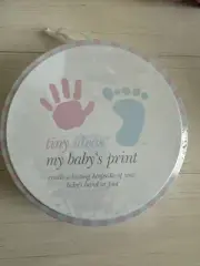 New Tiny Ideas My Baby's Hand Print or Foot Print Keepsake