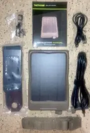 TACTACAM Reveal Solar Panel for Cellular Trail Cameras X 2.0, X, Gen 1, SK, XB