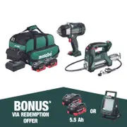 Metabo 18V 2-Piece Grease Gun and HT Wrench Kit AU68205650