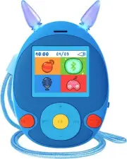Kids MP3 Player with Bluetooth, Speaker, Games, Recorder, Ear Lights, FM Radio,
