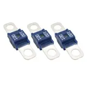 Pack of 3 AMI/Midi Fuse 100 Amp High Current Fuse Bolt-on Fuse commonly Used