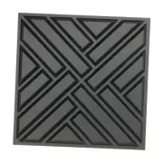 20 Pack 3D Wall Panels for Interior Decor, Modern Textured for Living Black