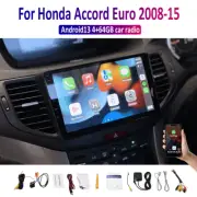 9'' Apple Carplay Android auto For Honda Accord Euro 2008-15 Head unit Car Radio