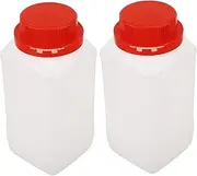 TOKIDNY 2pcs Empty Chemical Sample Bottle Reagent Container for Liquid Medicine Storage for Laboratory Use Leak Resistant Design Versatile Storage