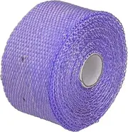 Exhaust Heat Wrap Tape High Temp Insulation Glass Fiber with Steel Tie for Car Motorcycle Exhaust Pipes (Purple)