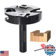 SICWOOD Slab Flattening Router Bits 1/2 Shank, 2-1/2”Cut Dia, 2+2 Insert Carb