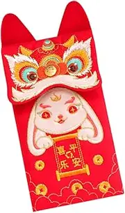NOLITOY Chinese Envelope Messenger Bag Red Envelope Wedding Envelope Chinese Festival Packet Red Envelopes Chinese 2022 Chinese New Year Red Envelopes Japan Canvas Pouch Child