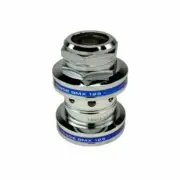 Genuine Tange MX-125 Aluminium Headset - Chrome & Blue - Old School BMX Style