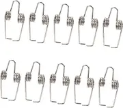 COMNESTBI 10Pcs Trumpet Watergate Key Springs Durable Drain Clique Accessories for Easy Installation Replacement for Old Parts Space Saving Design Workmanship