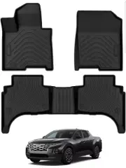 3D Floor Mats Fit For Hyundai Santa Cruz 2022 2023 2024 All Weather Protection