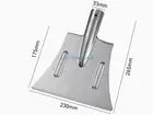 Farm tools for digging fields Thickened steel Large ice shovel
