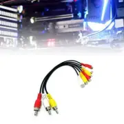 3RCA Male Jack to 6RCA Female Plug Splitter Audio DVD New T8 Adapter Video S4T1
