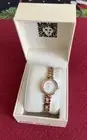 Anne Klein Women'S Premium Crystal Accented Open Bracelet Watch AK/3120MPRG