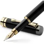 WORDSWORTH & BLACK WOODEN FOUNTAIN PEN | 6 INK CARTRIDGES