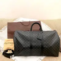 在飛比找蝦皮購物優惠-二手折扣 LV 路易威登 KEEPALL BANDOULIè