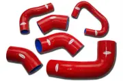 Silicone Intercooler Turbo Hose Kit for Mitsubishi Lancer EVO 7 8 9 CT9A Red (for: Mitsubishi)