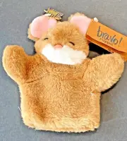 New w/Tags Bravo! Plush Mouse Puppet by Applause "Spatzle 13955"