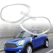 Pair Chrome Headlight Trim Ring Bezels For Mini Cooper R60 2011-2016 Left+Right (for: Mini)