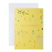 Connections from Hallmark Birthday Card - Flowers and Leaves