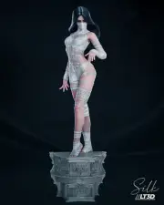 Silk Statue 3D Print Unpainted/Unassembled