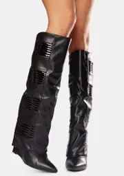 [AZALEA WANG] Victoria Wedge Boots
