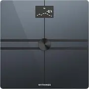 WITHINGS Body Comp - Scale for Weight and Complete Analysis, Wi-Fi & Bluetooth With Black & White Screen, Digital Scale With Accurate Visceral Fat - Compatible With Apple Health