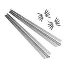 Randy & Travis Machinery Sliding Gate Hardware Accessories Kit - 2m Track