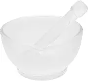 Glass Medicines Mixing Grinding Bowl Mini Pestle Set Apothecary Tool for Kitchen