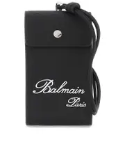Balmain Rubber Phone Holder with Shoulder Strap