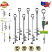 12mm Heavy-Duty 18'' Ground Anchors - Secure Your Trampoline & Garden Structures