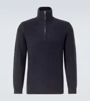 [Arch4] Arch4 Mr Millie cashmere half-zip sweater AU 93 blue