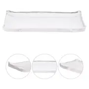 Long Glass Tray Clear Dessert Plate Toddler Japanese Style Sushi Serving