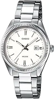 [Casio] Women's LTP1302D-7A1 Analogue Watch, Silver, 34.5 × 30.2 × 8.7 mm
