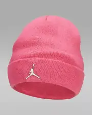 NWT - Jordan Boys Jumpman Logo Cuffed Beanie - Youth 8-20 - Grey - MSRP $25