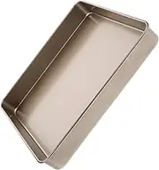 CONGARTENO Non-Stick Oven Pan 11'' Square Cake Pan Baking Trays Set Easy to Steel