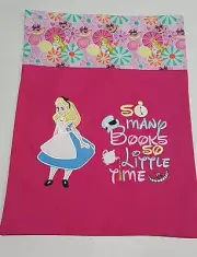 Library Bag - Alice in Wonderland .