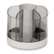 Rotating Pencil Organizer 6 Compartments 360° Turntable Detachable Storage4269