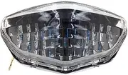 Indicators Flowing Turn Signal Smoke Tail Brake Turn Signals - Light for Suzuki V-Strom DL 650 1000 2003-2008 Motorcycle Part Turn Signal Indicator (Color : Clear)
