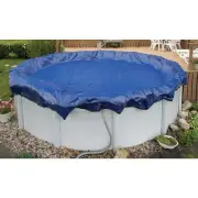 Blue Wave WC916-4 Above-Ground 13 Year Winter Cover For 12' x 20' Oval Pool