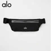 Alo Yoga Stride Running Belt -- Black Breathable mesh running waist bag