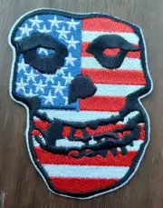The Misfits American Flag Skull Patch Punk USA Danzig Jerry Only Doyle Stars 80s