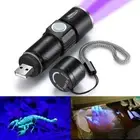 USB UV Ultra Violet Led Flashlight Blacklight Light 365 nm Inspection Lamp Torch
