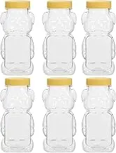 Gatuida Honey Jar Wide Mouth Bear Honey Bottle Airtight Candy Storage Australia Random