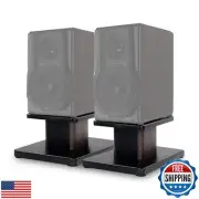 Pair-6 Inch (15CM)- Wood Speaker Stands for Home-Cinema HiFi Desktop and Sate