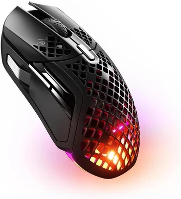 Aerox 5 Wireless 9-Button 74G Gaming Mouse - 180 Hours Lag-Free - Fast-Charging