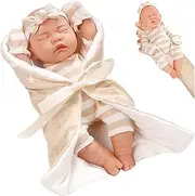 Realistic Baby Doll, Realistic Baby Doll, 12 Inch Soft Vinyl Newborn, Posable Silicone Dollwith for Boys Girls Kids