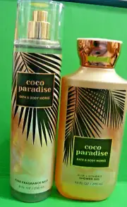 Bath & Body Works "COCO PARADISE" mist & shower gel