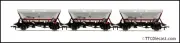 Hornby R60069 HFA Hopper Wagons, Three Pack, EWS - Era 9, OO Gauge