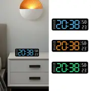 Digital Wall Clock Rectangular Electronic LED Wall Clock suitable