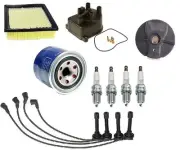 For Honda Civic Si Ignition Tune Up Kit Filters Cap Rotor Spark Plugs Wire Set (for: Honda Civic)